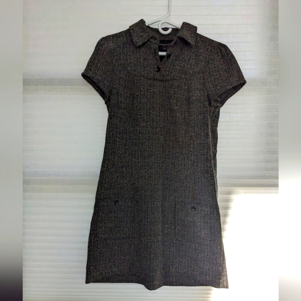 Democracy Women Gray Casual Dress Size 4